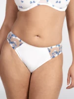 Colette Bicolor White/Blue Slip